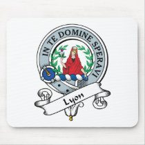 Lyon Clan Badge mousepads by coatsofarms Lyon Clan Badge mousepads