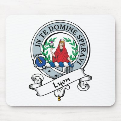 Lyon Clan Badge Mouse Mat by coatsofarms
