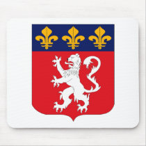 Lyonnais Coat of Arms Mousepad