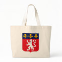 Lyonnais Coat of Arms Tote Bag by FlagTshirts Lyonnais Coat of Arms Tote Bag