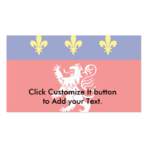 Lyonnais, France Business Card Template