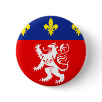Lyonnais, France Pinback Buttons