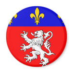 Lyonnais, France Magnet
