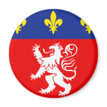 Lyonnais, France Magnet