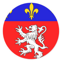Lyonnais, France Round Sticker