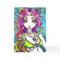 Lyra Shimmering Rainbow Koi Tattoo Mermaid Card by mykajelina Lyra Shimmering Rainbow Koi Tattoo Mermaid Card
