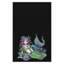 "Lyra" Tropical Mermaid Art Gel Pen Stationery