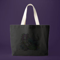 "Lyra" Tropical Rainbow Mermaid Art Canvas Bag bags