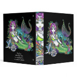 "Lyra" Tropical Rainbow Mermaid Avery Binder
