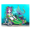 Lyra Tropical Rainbow Mermaid Poster posters by mykajelina Lyra Tropical Rainbow Mermaid Poster posters