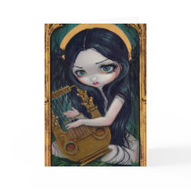 "Lyre Angel" Greeting Card by strangeling "Lyre Angel" Greeting Card
