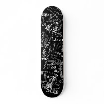 lyric fusion. trouble breathing. skateboard decks