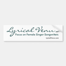 Lyrical Venus Bumper Sticker