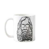 Lysander Spooner Beard And Shades Mug mugs