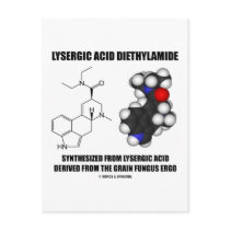 Lysergic Acid Diethylamide From Grain Fungus Ergo Postcard