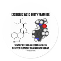 Lysergic Acid Diethylamide From Grain Fungus Ergo Stickers