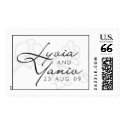lyvia and yaniv monogram postage