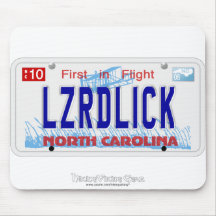LZRDLICK NC Plate Mouse Pad