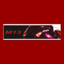 M13 Bumper Sticker bumper stickers