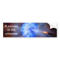 M33 Black hole in space Bumper Stickers