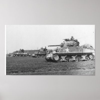 M4 Shermans Poster