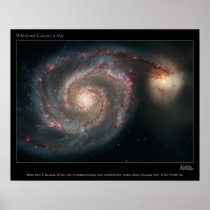 M51 Whirlpool and companion galaxies Posters