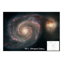 M51 Whirlpool Galaxy posters