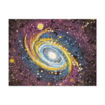 M81 spiral galaxy postcard by paulgamble M81 spiral galaxy postcard