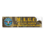 M.A.G.C. OFFICIAL MEMBER bumper stickers