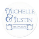 M and J sticker