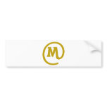M-at bumper stickers