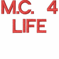 M.C. 4 LIFE embroidered shirts by akomack M.C. 4 LIFE embroidered shirts