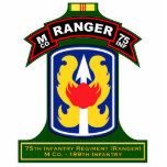 M Co, 75th Infantry Regiment - Ranger, Vietnam Acrylic Cut Out