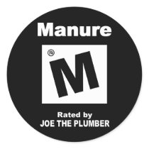 M For Manure stickers