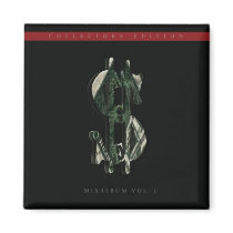 M.G.E. MixAlbum Vol. 1 Fridge Magnet by GrindZazz M.G.E. MixAlbum Vol. 1 Fridge Magnet