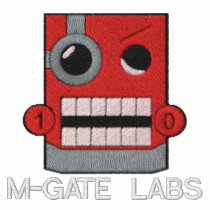 M-Gate Labs - AA Hoodie embroidered shirts by SlashAndBurn M-Gate Labs - AA Hoodie embroidered shirts