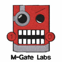 M-Gate Labs - Normal embroidered shirts by SlashAndBurn M-Gate Labs - Normal embroidered shirts