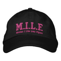 M.I.L.F. Hat embroidered hats by ekelalena M.I.L.F. Hat embroidered hats