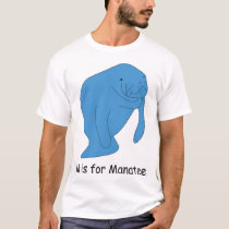 M is for Manatee t-shirts by wavehound M is for Manatee t-shirts