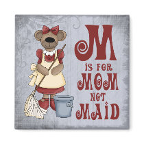 M is for Mom Fridge Magnets