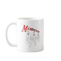 M is for Monsters Coffee Mugs