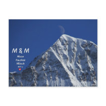 M & M - Moon touches monk Postcard