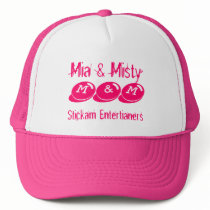 M&M, Stickam Entertianers, Mia & Misty hats