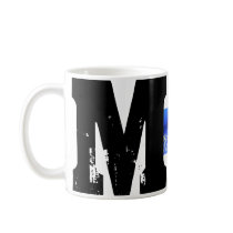 M - monogram mugs
