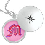 M monogram Sterling Silver Custom Jewelry