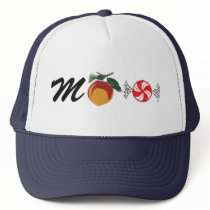 M Peach Mint hats