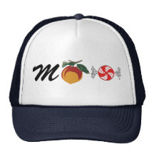 M Peach Mint Mesh Hat