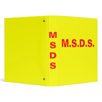 M.S.D.S. Binder by msdsbinders M.S.D.S. Binder