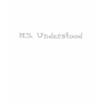 M.S. Understood t-shirts