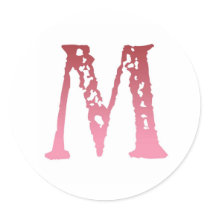 M ROUND STICKERS